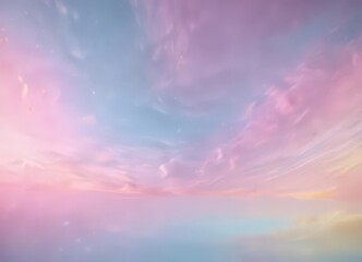 Obraz premium Soothing pastel texture, blurred pink, blue, yellow hues, dreamy feel, calm, spring