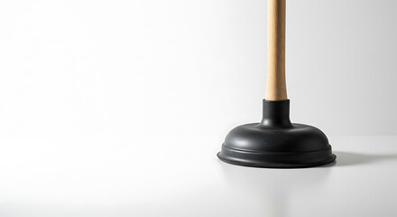 toilet plunger isolated on white background