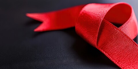 red ribbon aids awareness