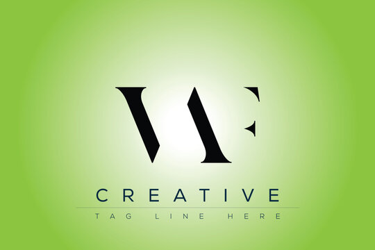 VAF abstract letter logo design. This logo is designed by three abstract letters.