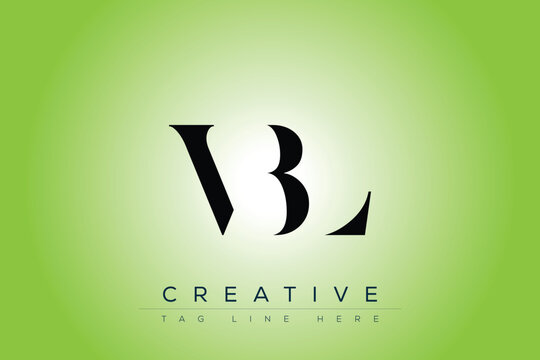 VBL abstract letter logo design. This logo is designed by three abstract letters.