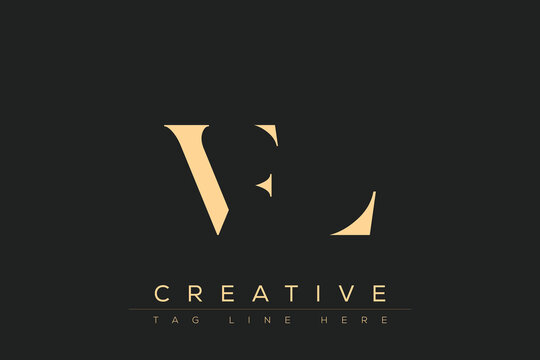 VFL abstract letter logo design. This logo is designed by three abstract letters.