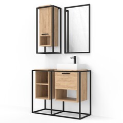 Loft style shelving