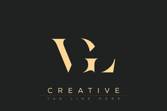VGL abstract letter logo design. This logo is designed by three abstract letters.