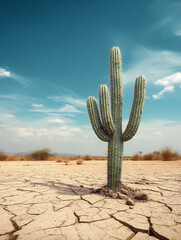 desert cactus, AI generated