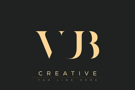 VUB abstract letter logo design. This logo is designed by three abstract letters.