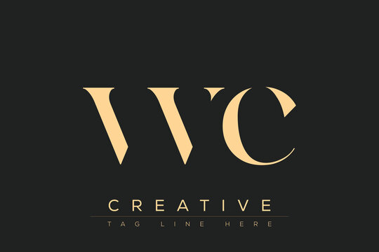 VVC abstract letter logo design. This logo is designed by three abstract letters.
