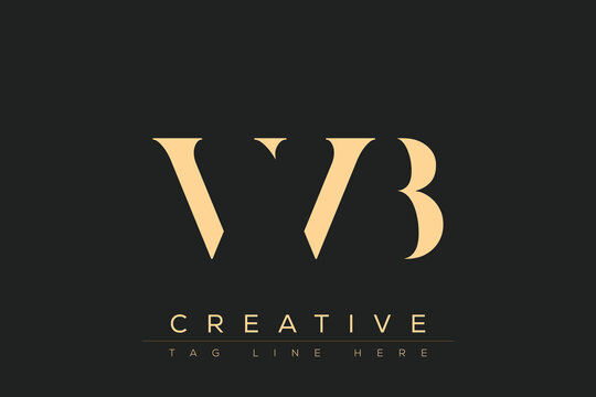 VVB abstract letter logo design. This logo is designed by three abstract letters.