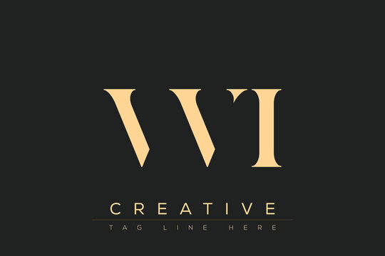 VVI abstract letter logo design. This logo is designed by three abstract letters.