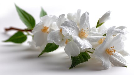 Delicate Jasmine Blossoms: A Serene Floral Study