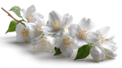 Delicate Jasmine Branch: A Serene Floral Still Life