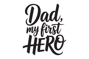 Father's day special calligraphy silhouette