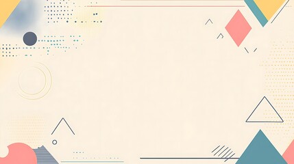 Abstract Geometric Beige Background.