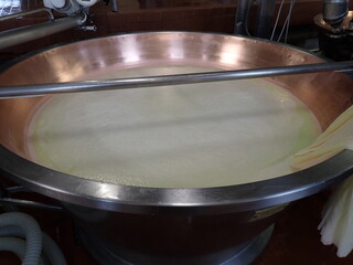 Production of Parmigiano Reggiano in Parma