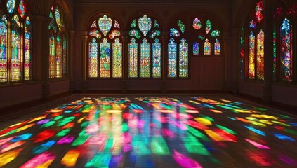 A Kaleidoscope of Colors: Stained Glass Illumination