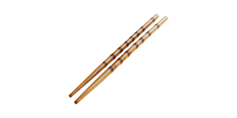 Bamboo Escrima Sticks. Martial Arts Training And Self-Defense Tools Isolated On Transparent Background