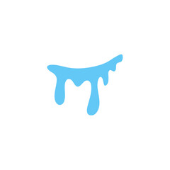 Cartoon water tear vector icon