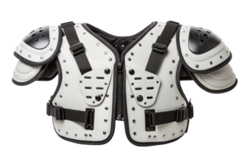 Protective sports gear designed for safety during high-impact activities in various sports