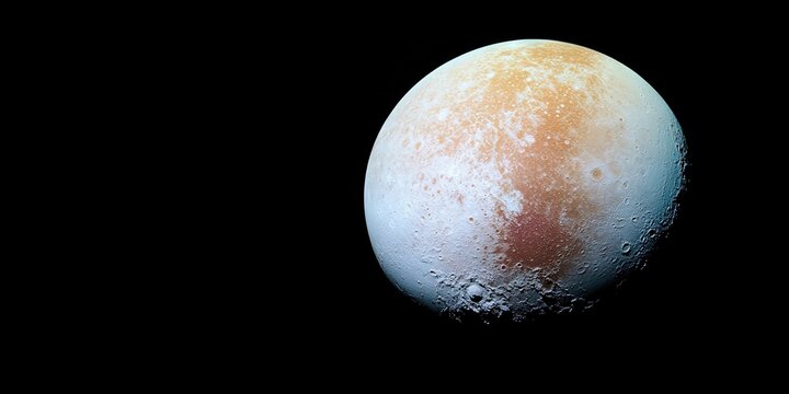 pluto in space - dwarf planet in the solar system