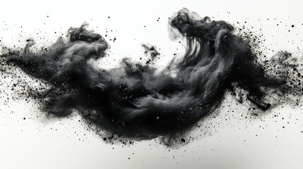 Abstract ink explosion