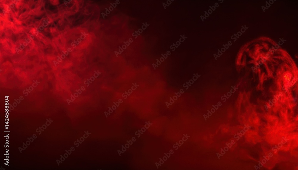 Poster red smoky abstract halloween texture background for spooky web design, eerie print media, horror bra