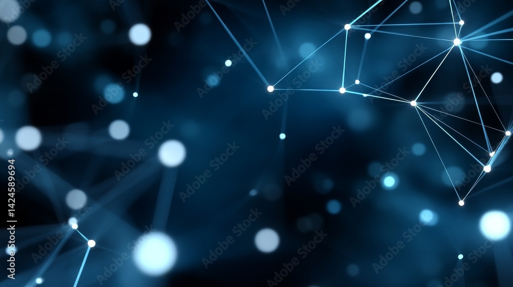 Aufkleber the concept of a futuristic digital technology system is visually represented through an abstract pl