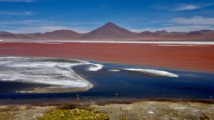 Laguna de colores en Bolivia 