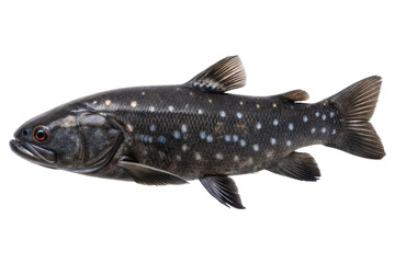Freshwater fish native to rivers and lakes showcasing vibrant spots and streamlined body for swimming efficiency