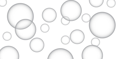 Soft light white paper circles geometric design. Modern seamless and retro pattern design background for report and project presentation. Abstract background with circle. circle shape overlap design