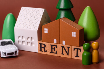 Renting a house, buying a property, renting a car