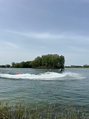Fototapeta premium Jet Ski on the Lake