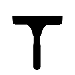 Download professional squeegee tool vector illustration for window cleaning and surface drying needs