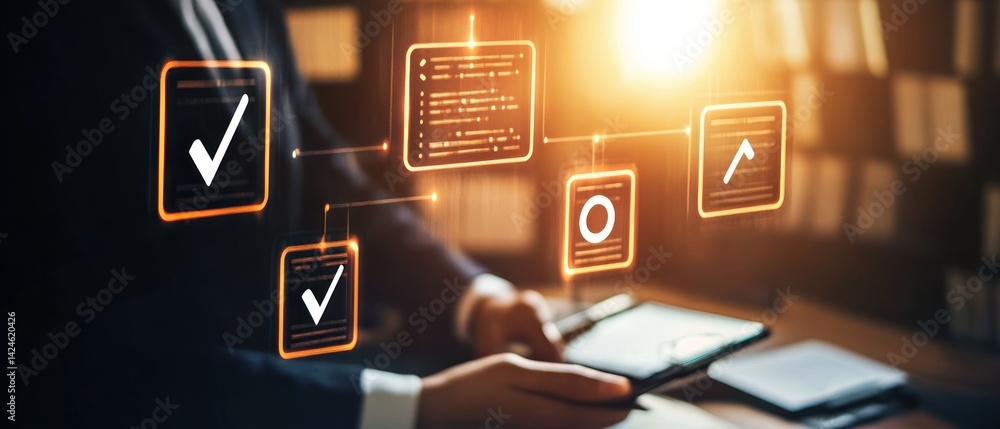 Poster digital transformation and optimization: streamlining processes and achieving business goals
