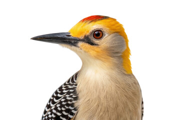 Obraz premium Golden-fronted woodpecker perched, showcasing vibrant plumage and striking features for wildlife enthusiasts and nature lovers