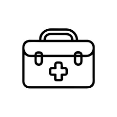 Icon of a doctorchest / first aid kit