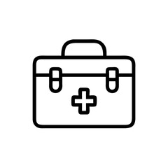 Icon of a doctorchest / first aid kit