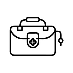 Icon of a doctorchest / first aid kit