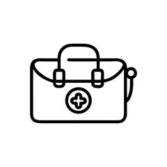 Icon of a doctorchest / first aid kit