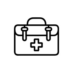 Icon of a doctorchest / first aid kit