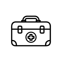 Icon of a doctorchest / first aid kit