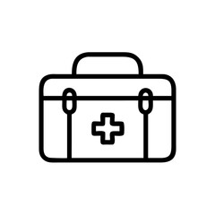 Icon of a doctorchest / first aid kit