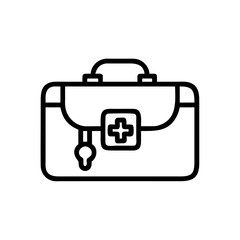 Icon of a doctorchest / first aid kit