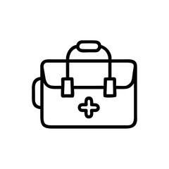 Icon of a doctorchest / first aid kit