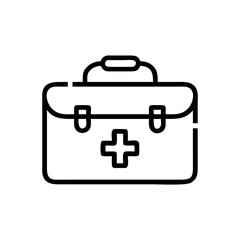 Icon of a doctorchest / first aid kit