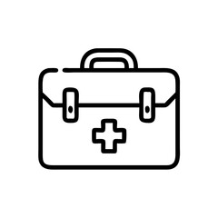Icon of a doctorchest / first aid kit