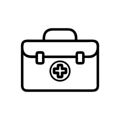 Icon of a doctorchest / first aid kit