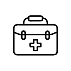Icon of a doctorchest / first aid kit