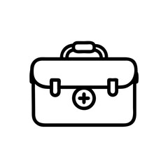 Icon of a doctorchest / first aid kit