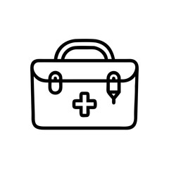 Icon of a doctorchest / first aid kit