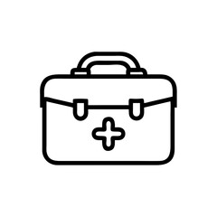 Icon of a doctorchest / first aid kit